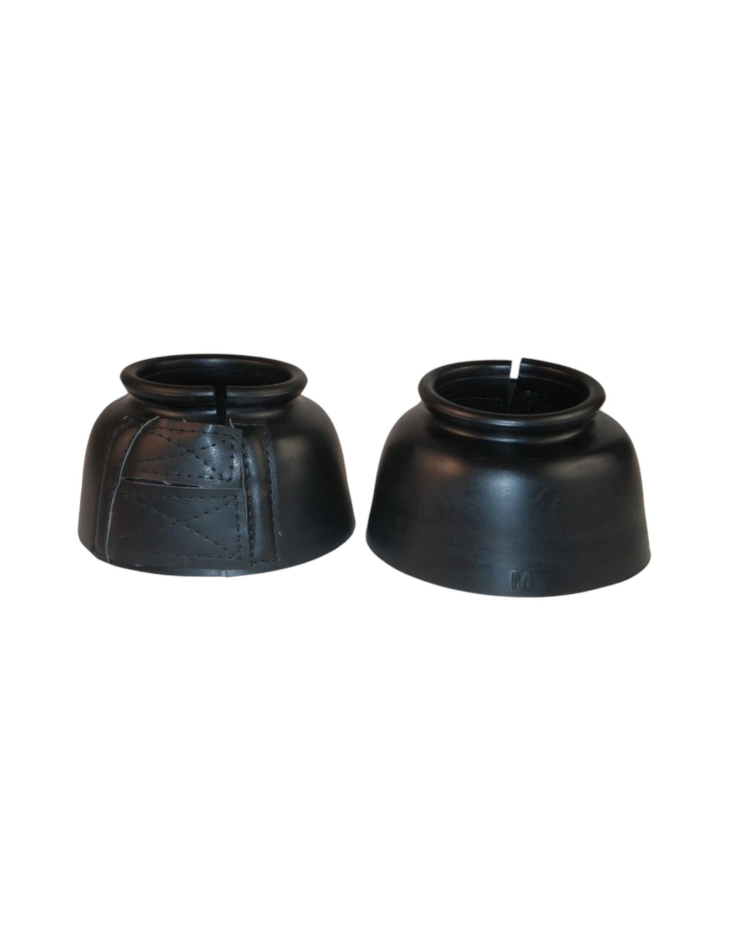 Rubber boots for horses, hoof protectors, black