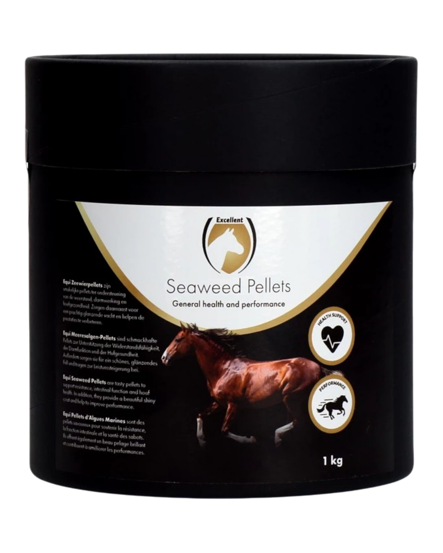 Excellent Horse Seaweed Granulate 1 kg, supports immunity, intestinal function and hoof health